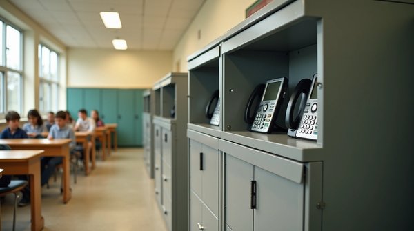 Casier de rangement pour téléphones portables : solutions sécurisées et design pour les écoles et collectivités
